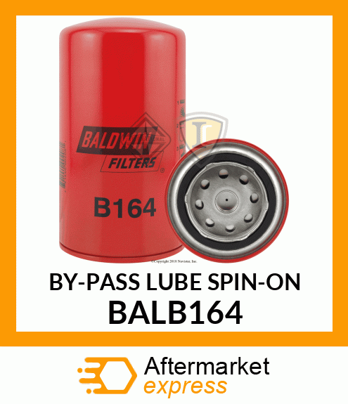 BY-PASS LUBE SPIN-ON BALB164