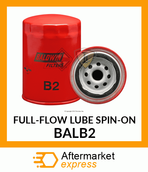 FULL-FLOW LUBE SPIN-ON BALB2