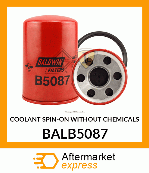 COOLANT SPIN-ON WITHOUT CHEMICALS BALB5087