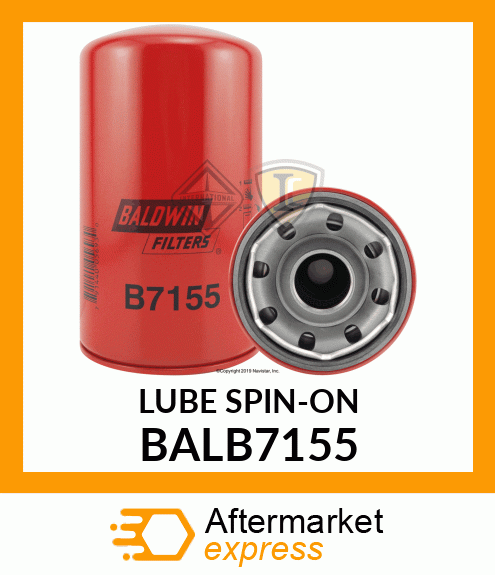 LUBE SPIN-ON BALB7155