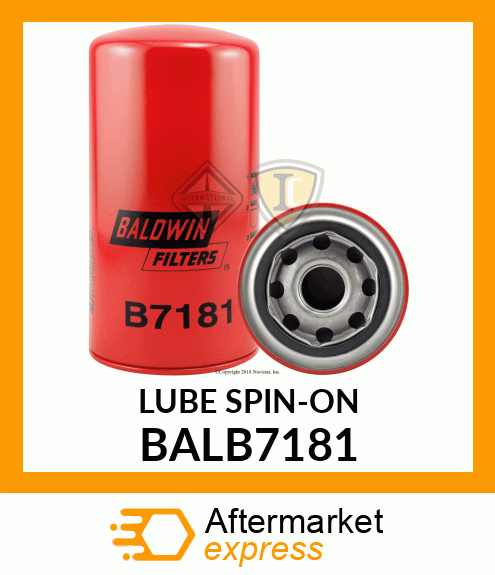 LUBE SPIN-ON BALB7181