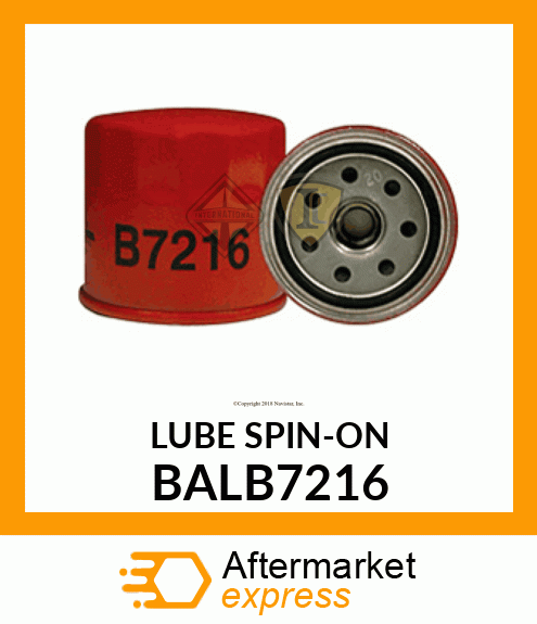 LUBE SPIN-ON BALB7216