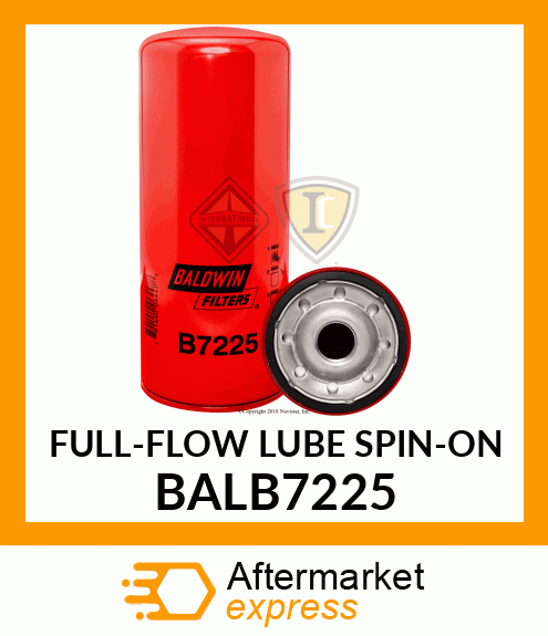 FULL-FLOW LUBE SPIN-ON BALB7225