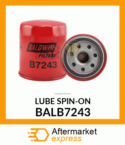 LUBE SPIN-ON BALB7243