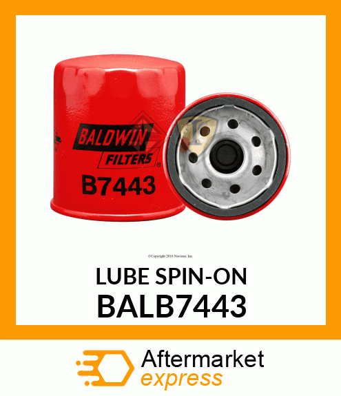 LUBE SPIN-ON BALB7443