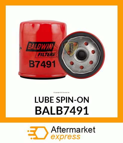 LUBE SPIN-ON BALB7491