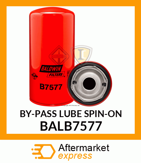 BY-PASS LUBE SPIN-ON BALB7577