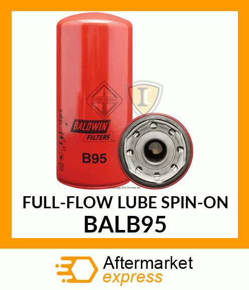 FULL-FLOW LUBE SPIN-ON BALB95