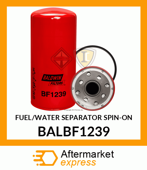 FUEL/WATER SEPARATOR SPIN-ON BALBF1239