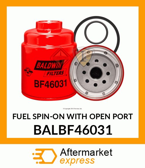 FUEL SPIN-ON WITH OPEN PORT BALBF46031