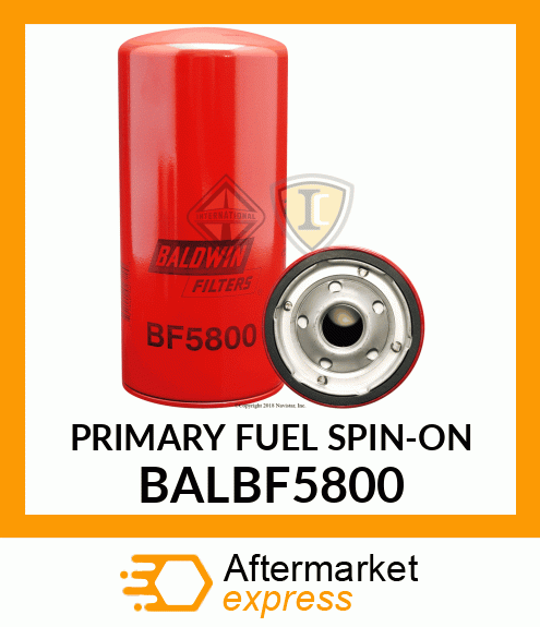 PRIMARY FUEL SPIN-ON BALBF5800