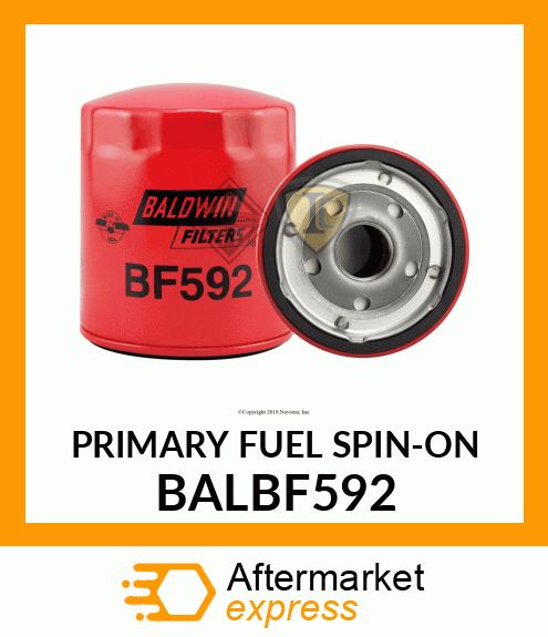 PRIMARY FUEL SPIN-ON BALBF592