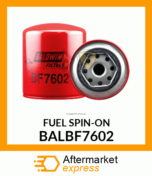 FUEL SPIN-ON BALBF7602