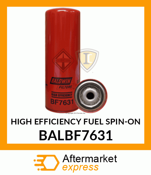 HIGH EFFICIENCY FUEL SPIN-ON BALBF7631