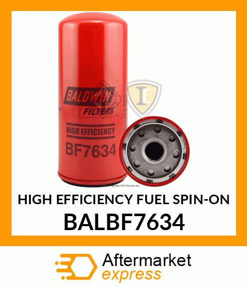 HIGH EFFICIENCY FUEL SPIN-ON BALBF7634