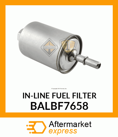 IN-LINE FUEL FILTER BALBF7658