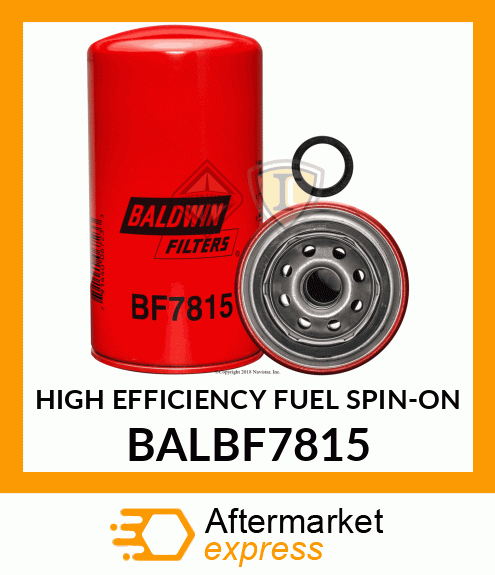 HIGH EFFICIENCY FUEL SPIN-ON BALBF7815