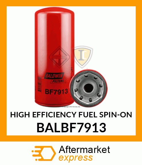 HIGH EFFICIENCY FUEL SPIN-ON BALBF7913