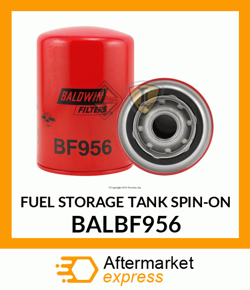 FUEL STORAGE TANK SPIN-ON BALBF956