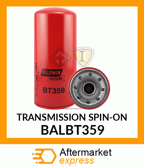 TRANSMISSION SPIN-ON BALBT359