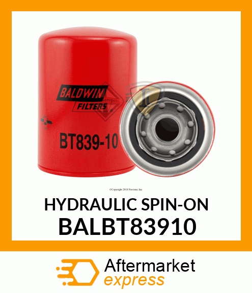HYDRAULIC SPIN-ON BALBT83910