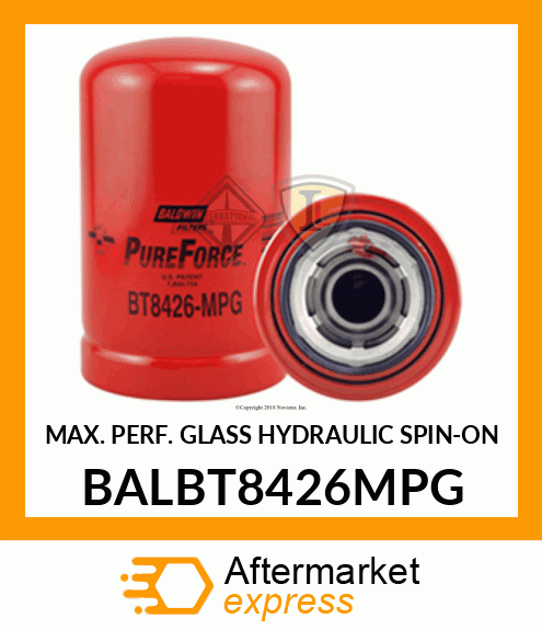 MAX. PERF. GLASS HYDRAULIC SPIN-ON BALBT8426MPG