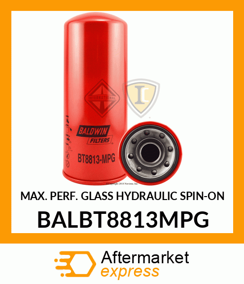 MAX. PERF. GLASS HYDRAULIC SPIN-ON BALBT8813MPG