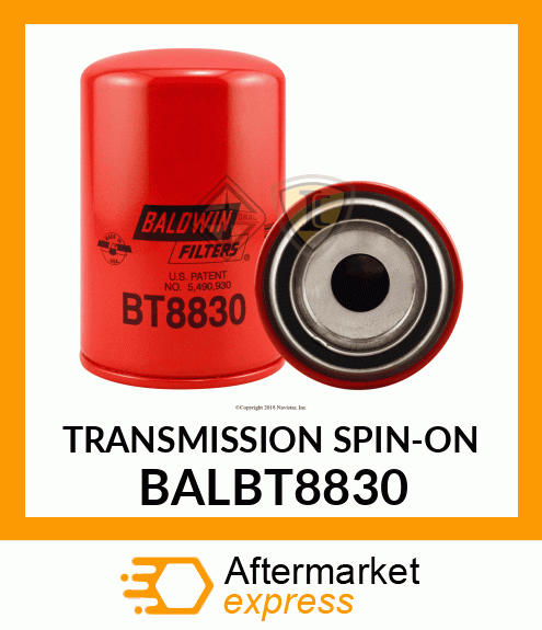 TRANSMISSION SPIN-ON BALBT8830