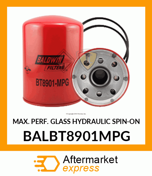 MAX. PERF. GLASS HYDRAULIC SPIN-ON BALBT8901MPG
