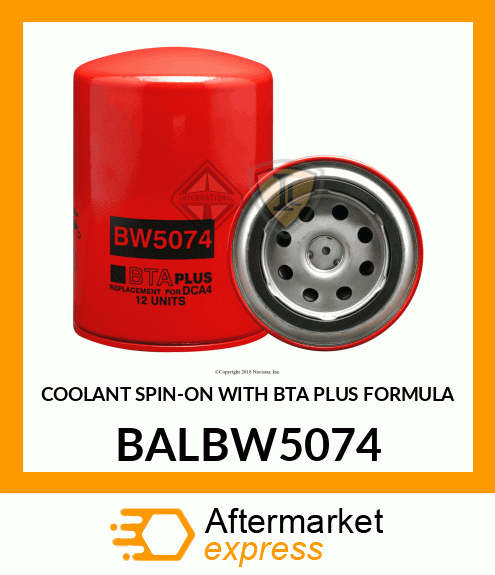 COOLANT SPIN-ON WITH BTA PLUS FORMULA BALBW5074