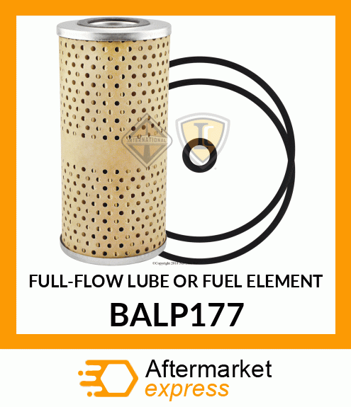 FULL-FLOW LUBE OR FUEL ELEMENT BALP177