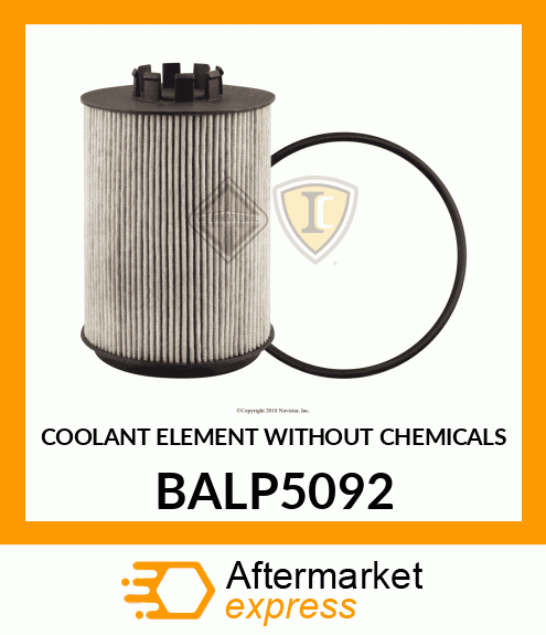 COOLANT ELEMENT WITHOUT CHEMICALS BALP5092