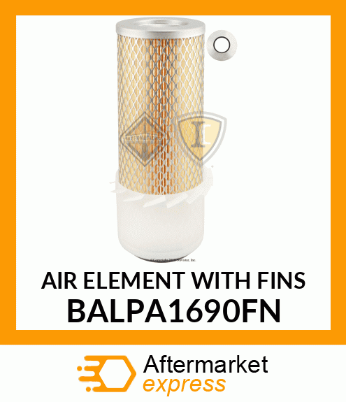 AIR ELEMENT WITH FINS BALPA1690FN