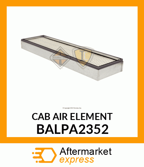 CAB AIR ELEMENT BALPA2352
