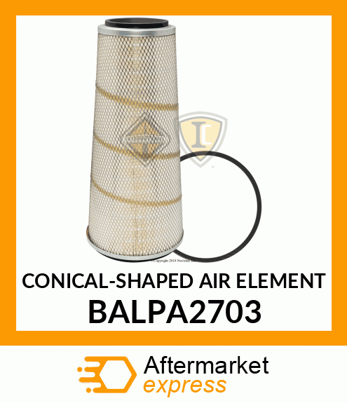 CONICAL-SHAPED AIR ELEMENT BALPA2703