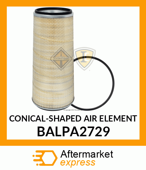 CONICAL-SHAPED AIR ELEMENT BALPA2729