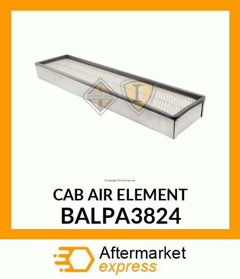 CAB AIR ELEMENT BALPA3824