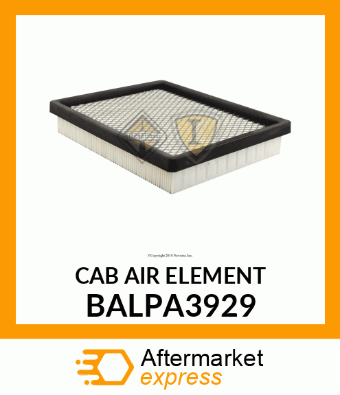 CAB AIR ELEMENT BALPA3929