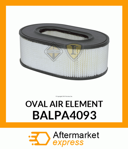 OVAL AIR ELEMENT BALPA4093
