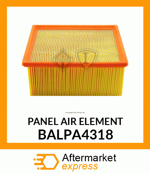 PANEL AIR ELEMENT BALPA4318