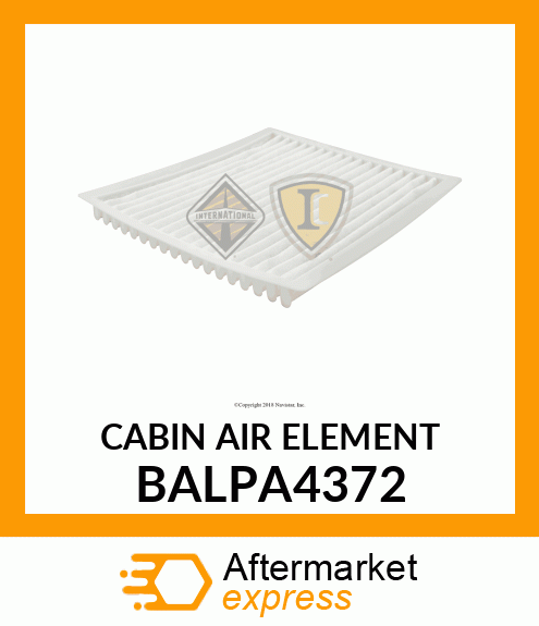 CABIN AIR ELEMENT BALPA4372
