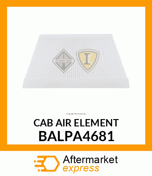 CAB AIR ELEMENT BALPA4681