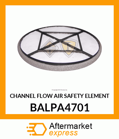 CHANNEL FLOW AIR SAFETY ELEMENT BALPA4701