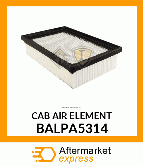 CAB AIR ELEMENT BALPA5314
