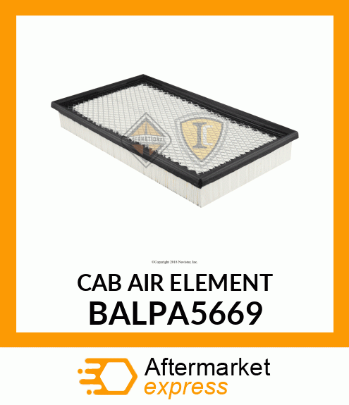 CAB AIR ELEMENT BALPA5669
