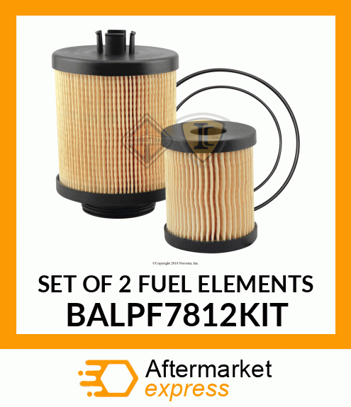 SET OF 2 FUEL ELEMENTS BALPF7812KIT