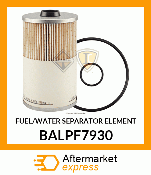 FUEL/WATER SEPARATOR ELEMENT BALPF7930