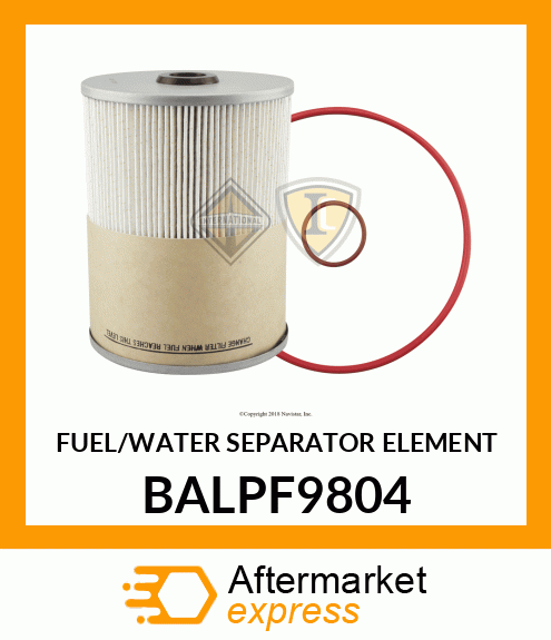 FUEL/WATER SEPARATOR ELEMENT BALPF9804