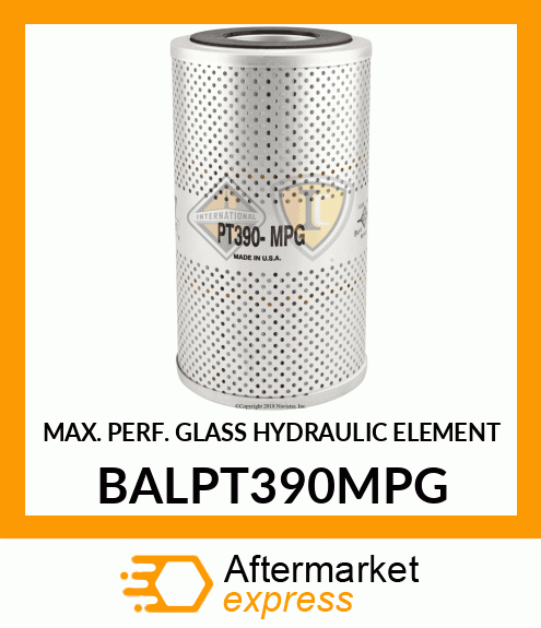 MAX. PERF. GLASS HYDRAULIC ELEMENT BALPT390MPG