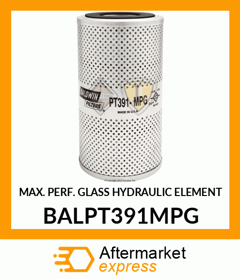 MAX. PERF. GLASS HYDRAULIC ELEMENT BALPT391MPG